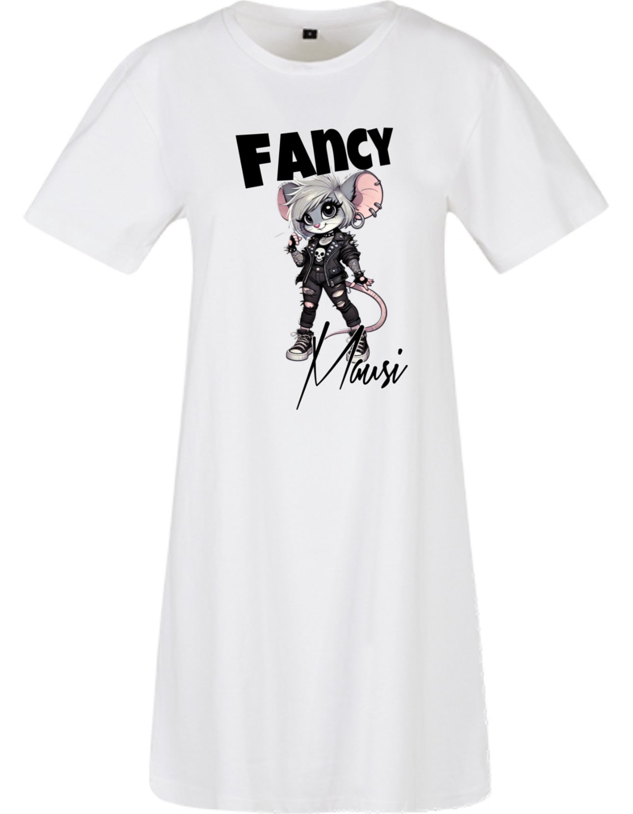 Zarah Skull Shirtdress “ALOHA BEACHES SKULL“ black