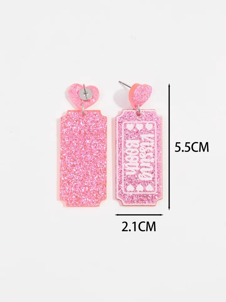 Zarahskull earrings "XOXO" 
