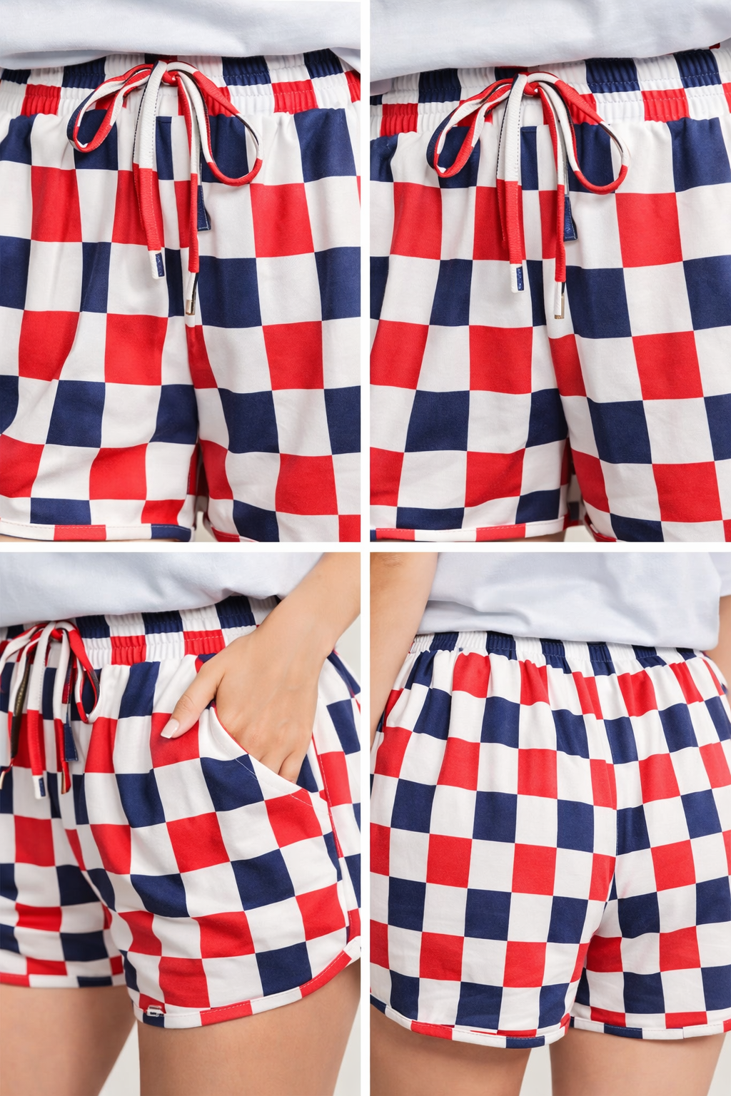„ZarahSkull"  Shorts checkered