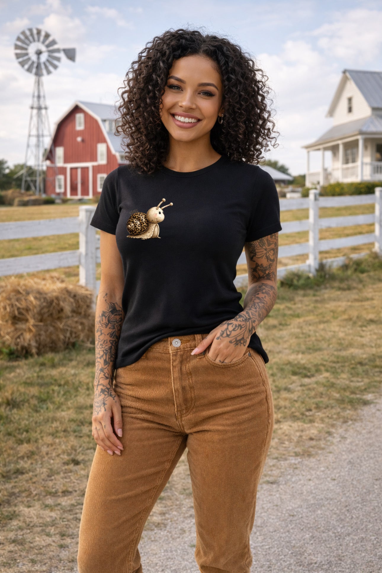 ZarahSkull Shirt black "Lola Leo"