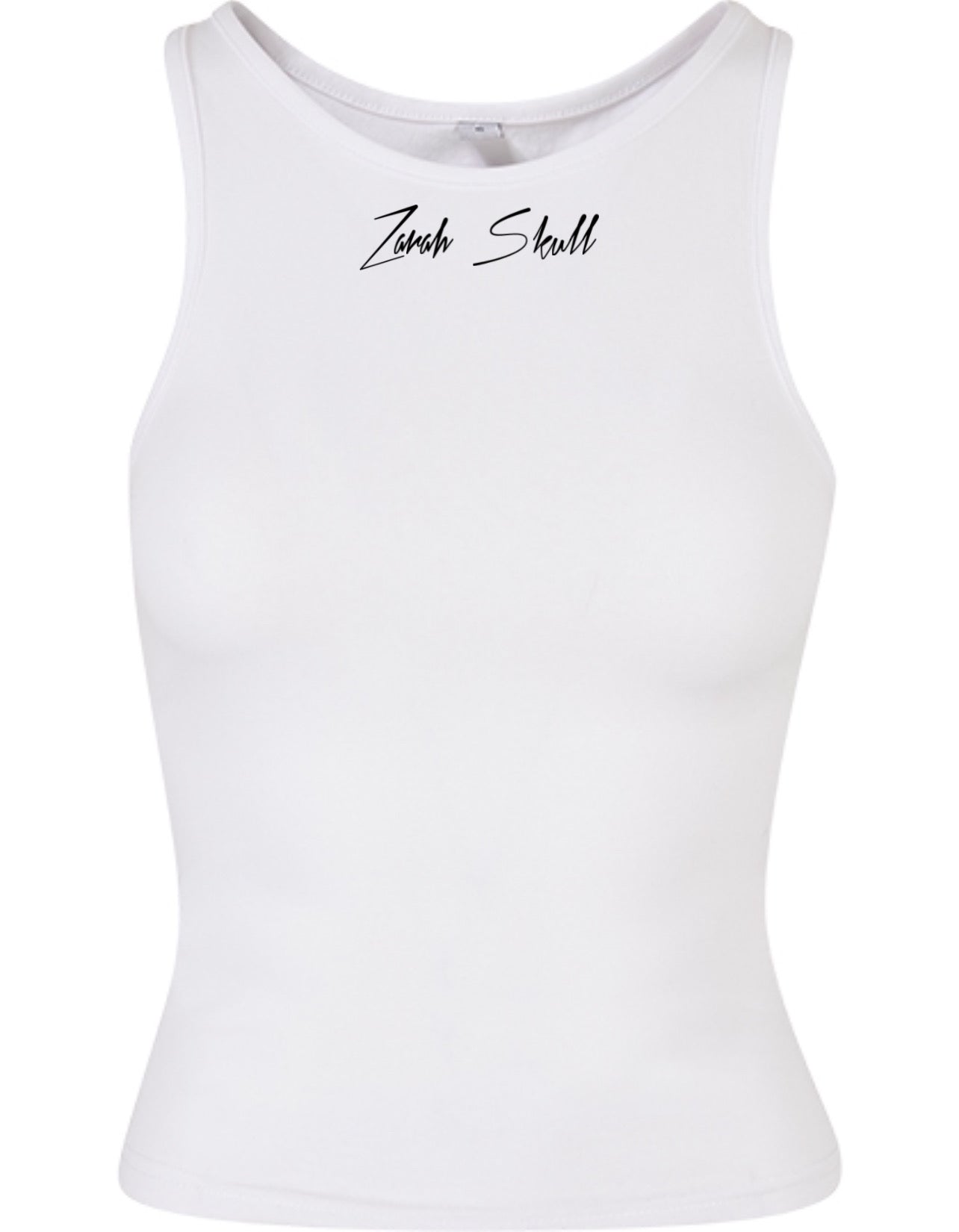 ZarahSkull Racing Top white