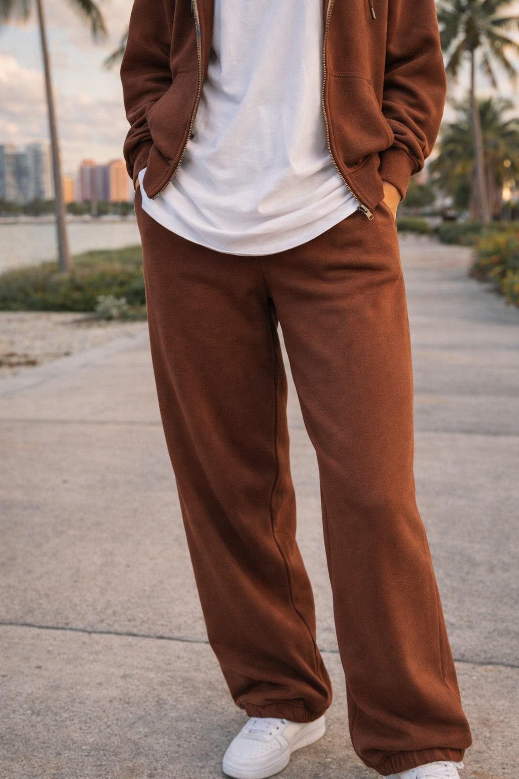 „ZarahSkull" Sweatpants Brown