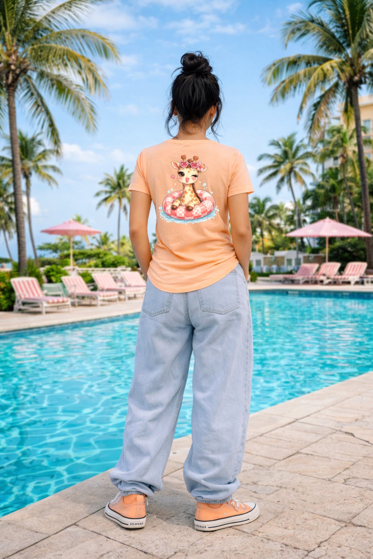 ZarahSkull Shirt apricot "Gigi"