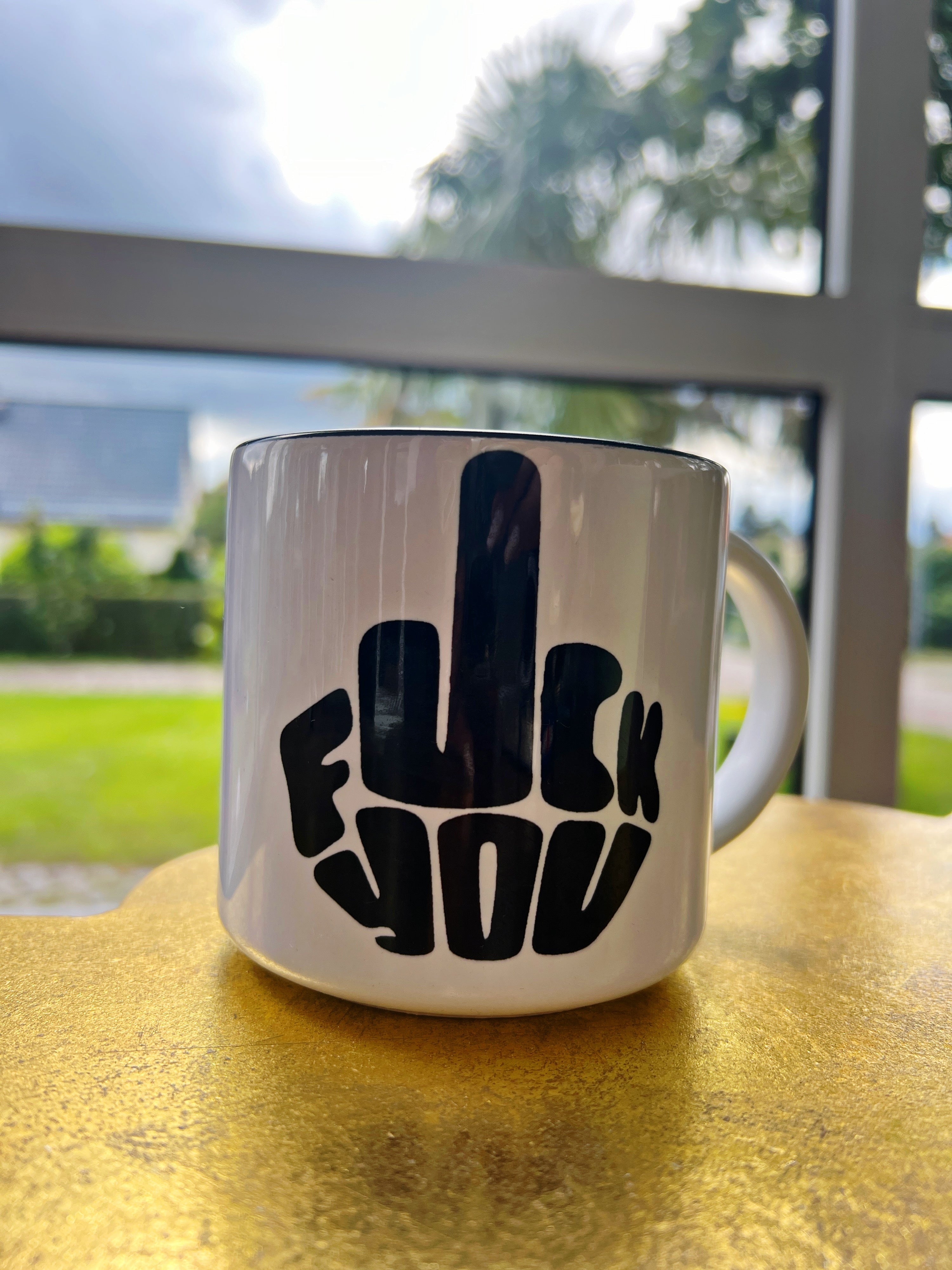 „ZarahSkull" Mug „F!ck You“
