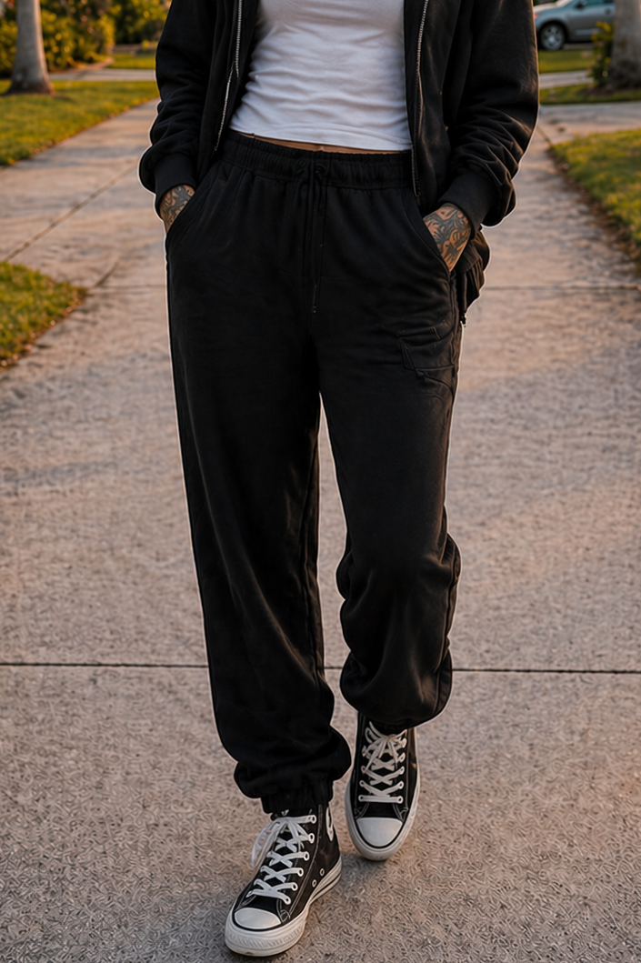 „ZarahSkull" Sweatpants Black