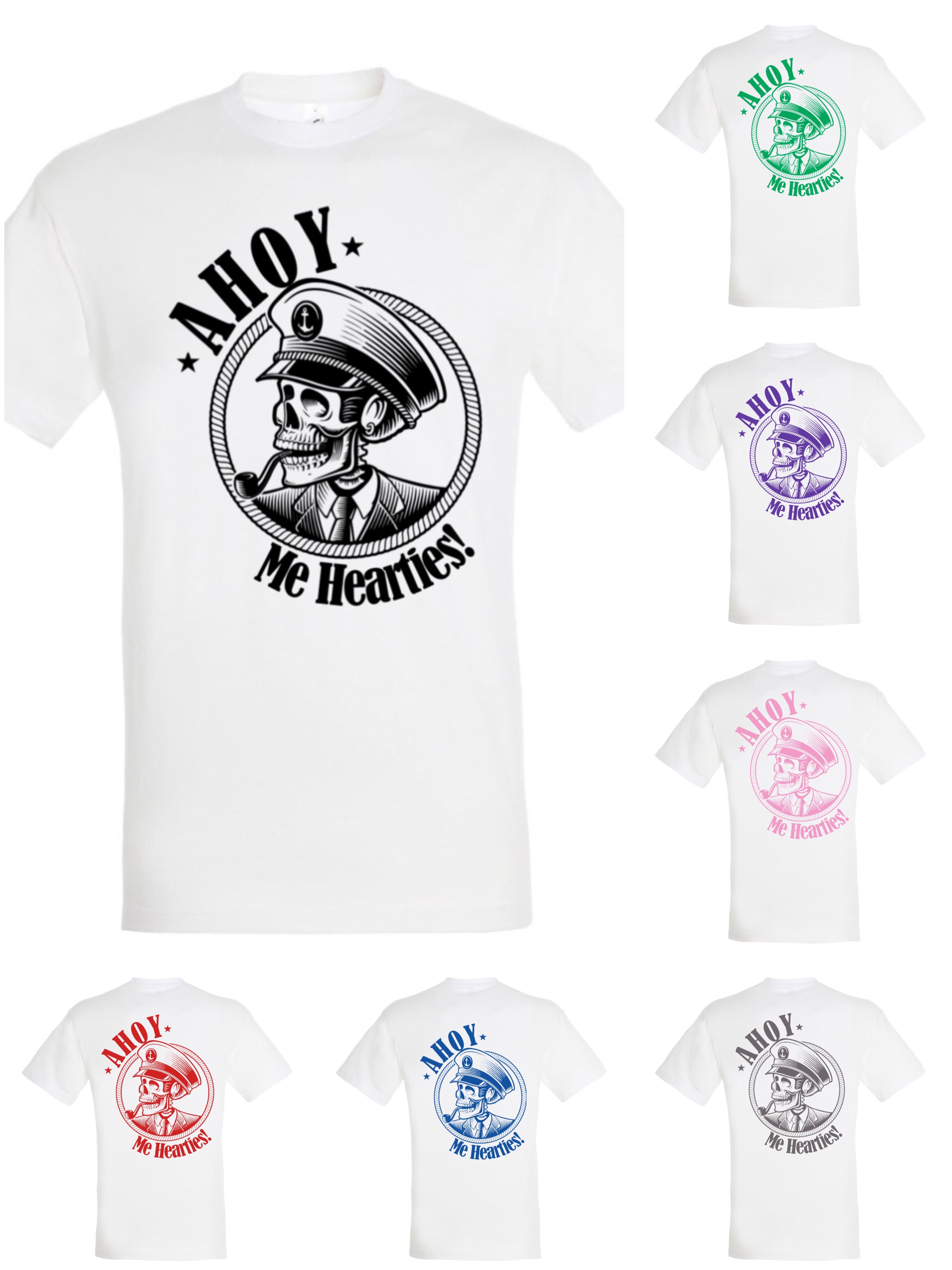 „ZarahSkull" Shirt white "AHOY!"