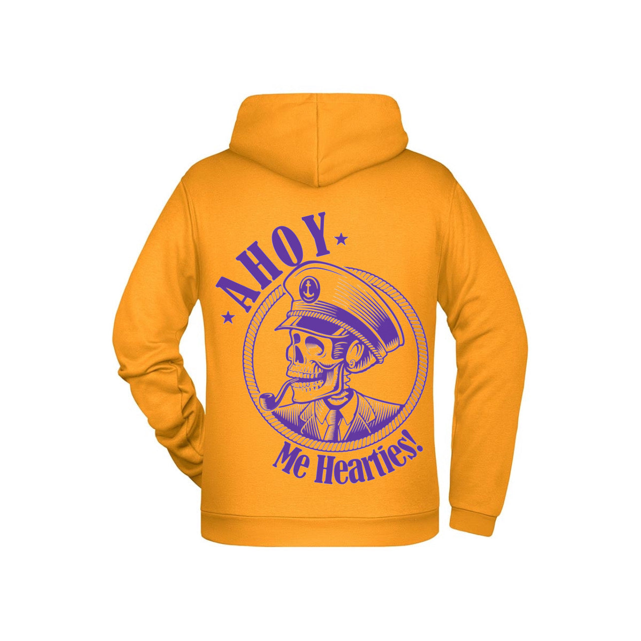 ZarahSkull" Hoodie golden yellow "Ahoy"