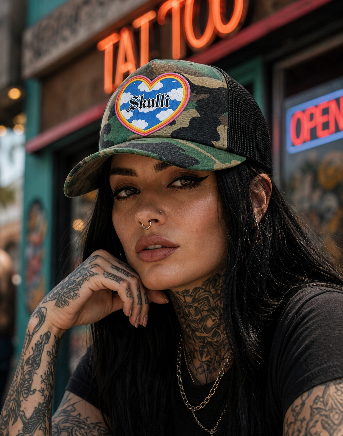 „ZarahSkull"- Cap Camo