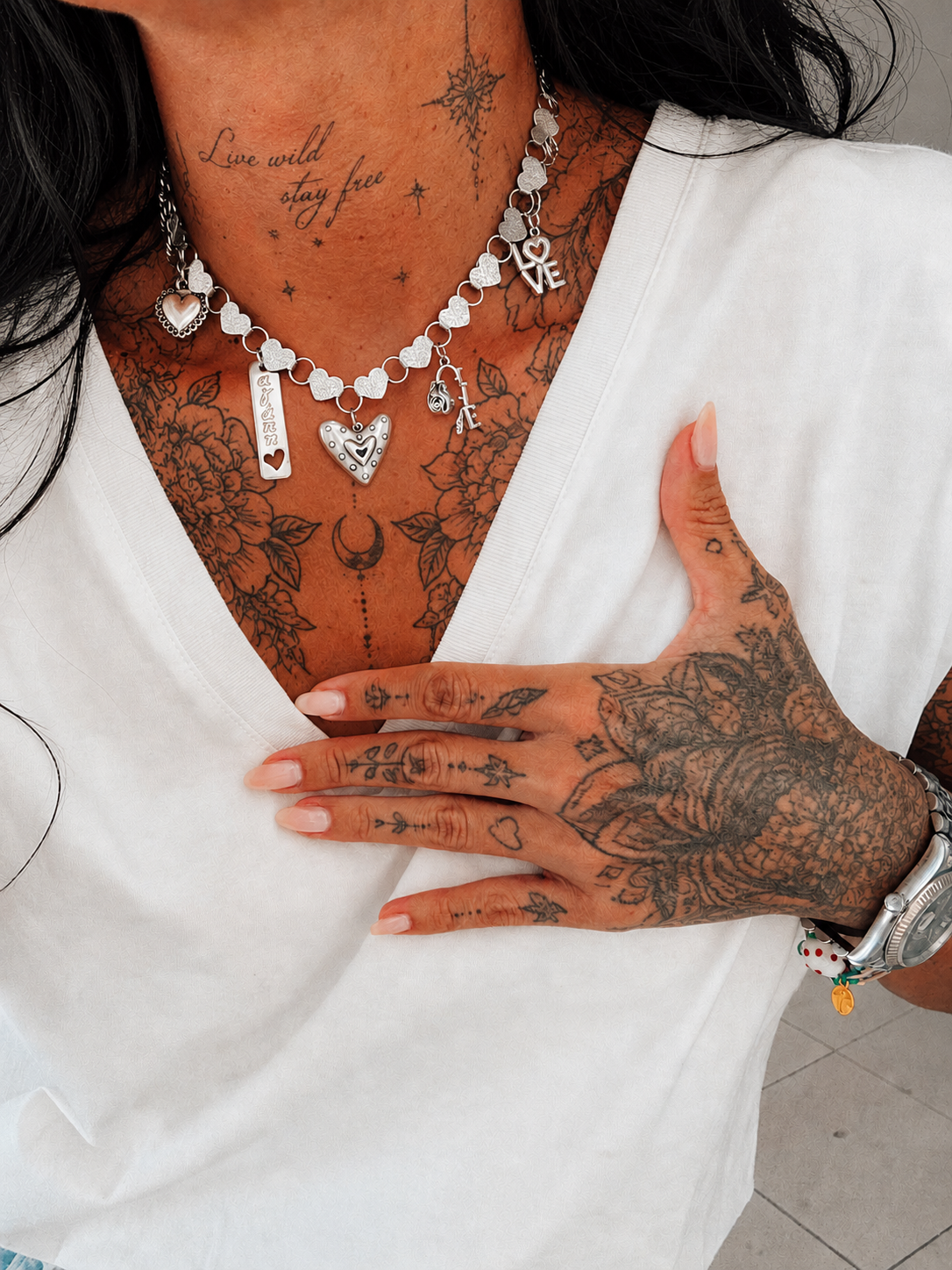 Zarah Skull  Halskette "Love"
