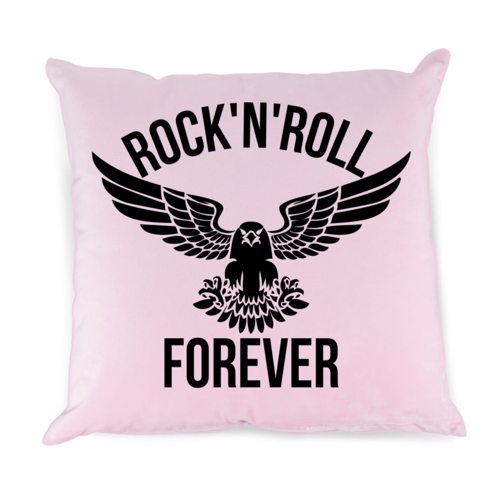 „ZarahSkull"- Kissenbezug rosa „RocknRoll Forever