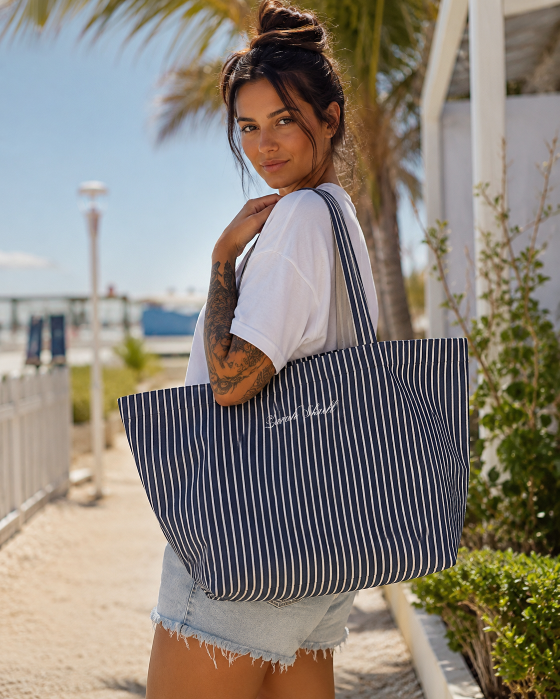 ZarahSkull Stripes Bag