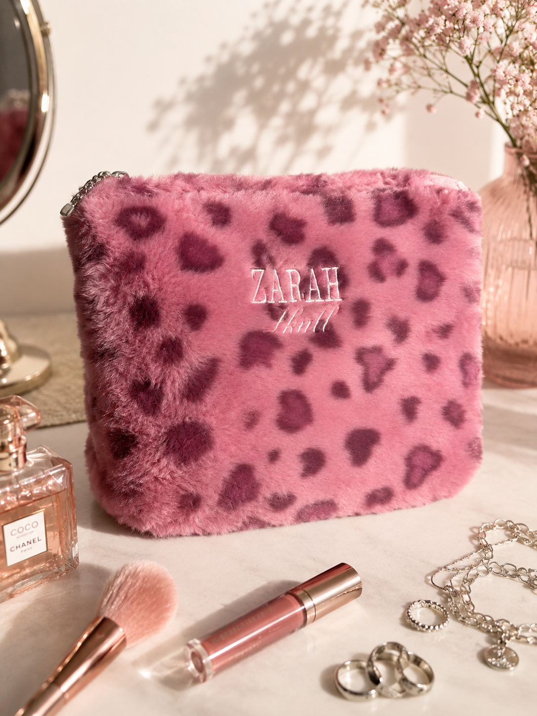 ZarahSkull small bag rosa