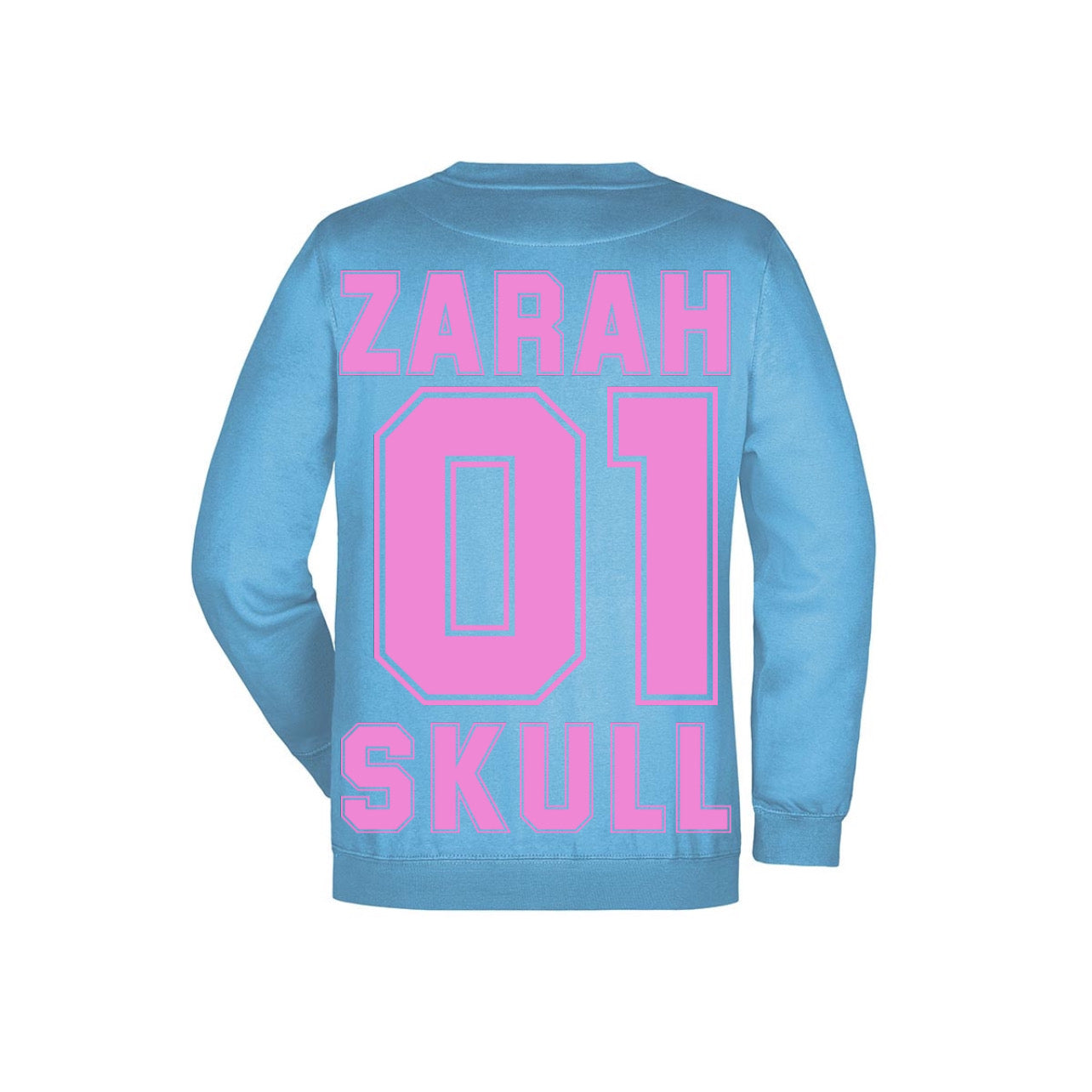 „ZarahSkull" Sweater sky blue „01"