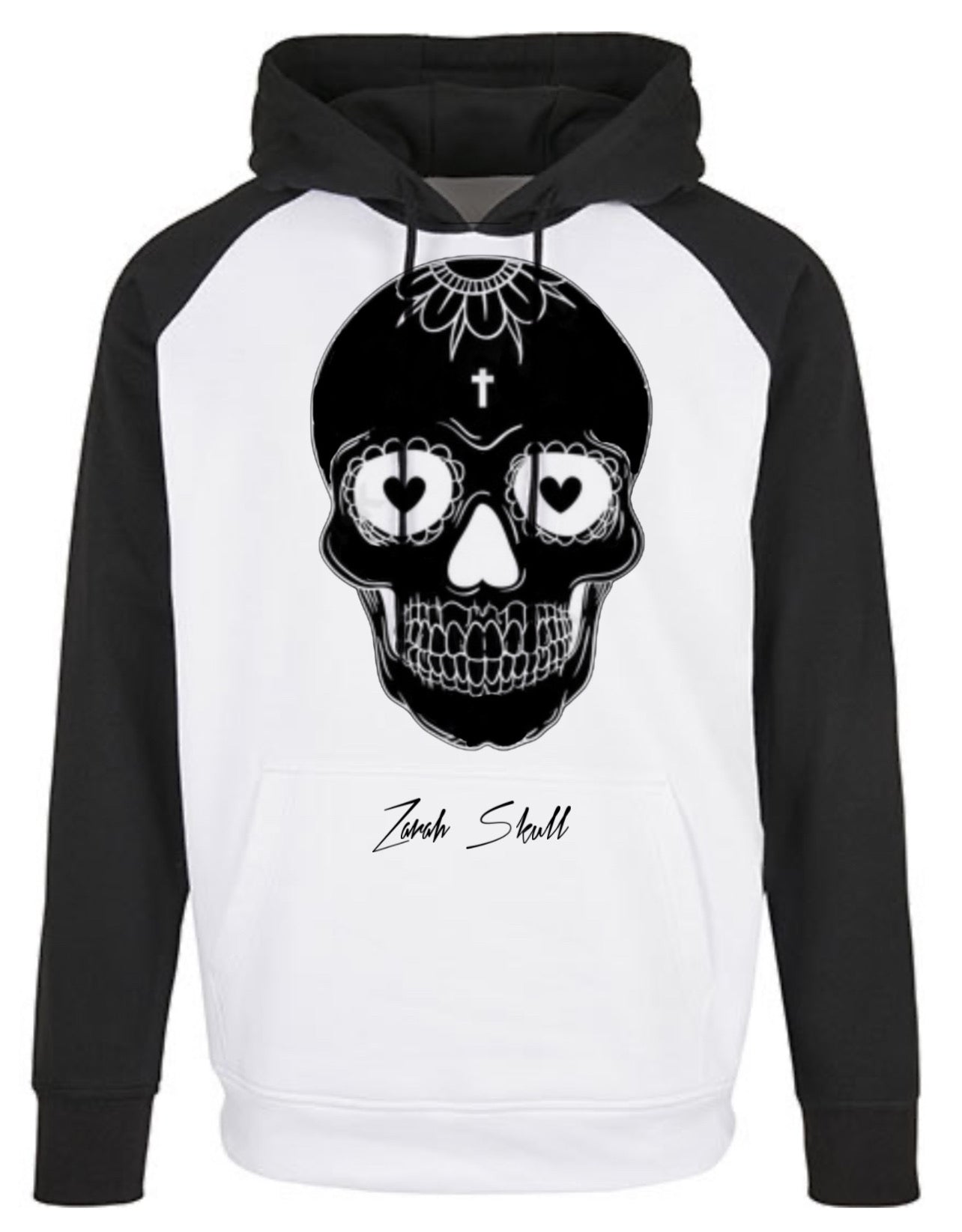 „ZarahSkull" Hoodie black/white "Skull"