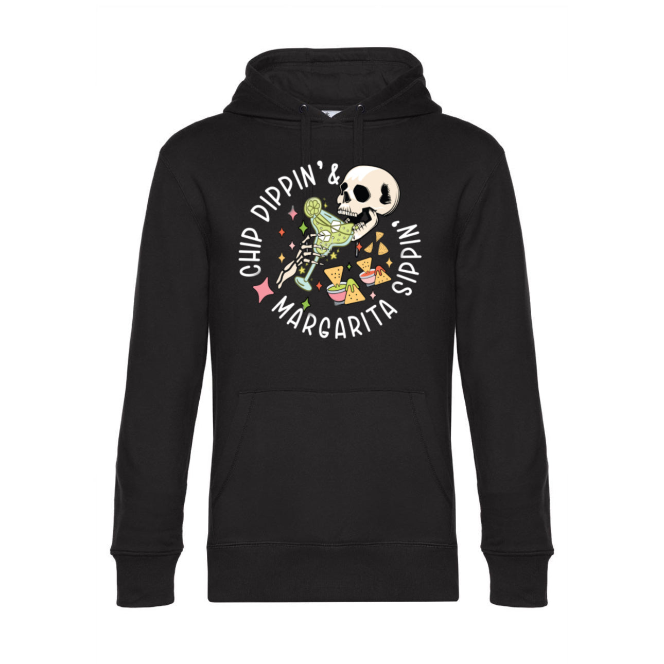 "ZarahSkull" Hoodie black "chip dippin'"