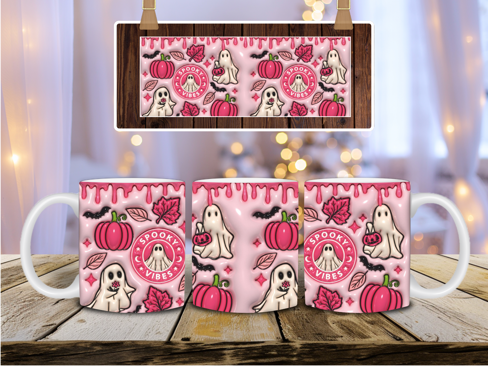 „ZarahSkull" Tasse „Spooky pink“