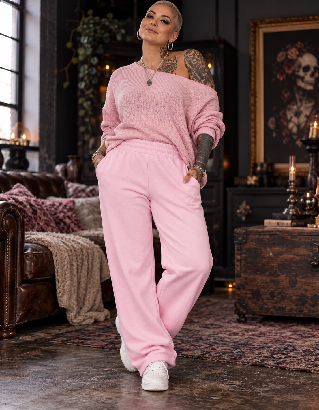 Sweatpants soft pink