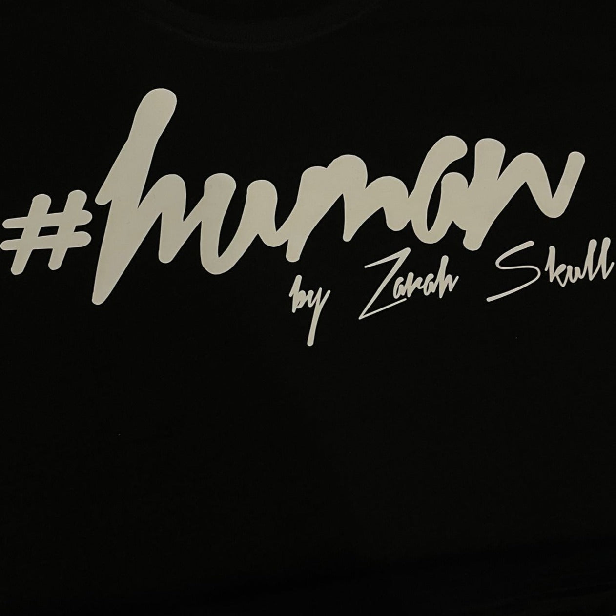 "ZarahSkull" Shirt BLACK "human"
