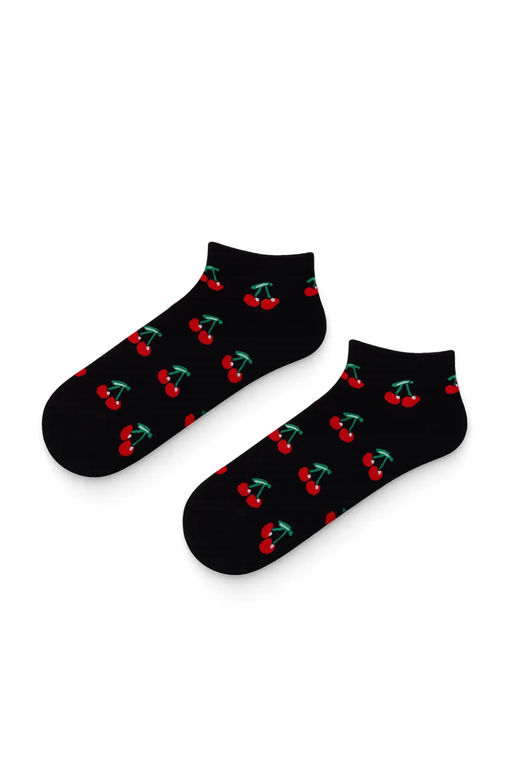 Zarah Skull Socken cherry black