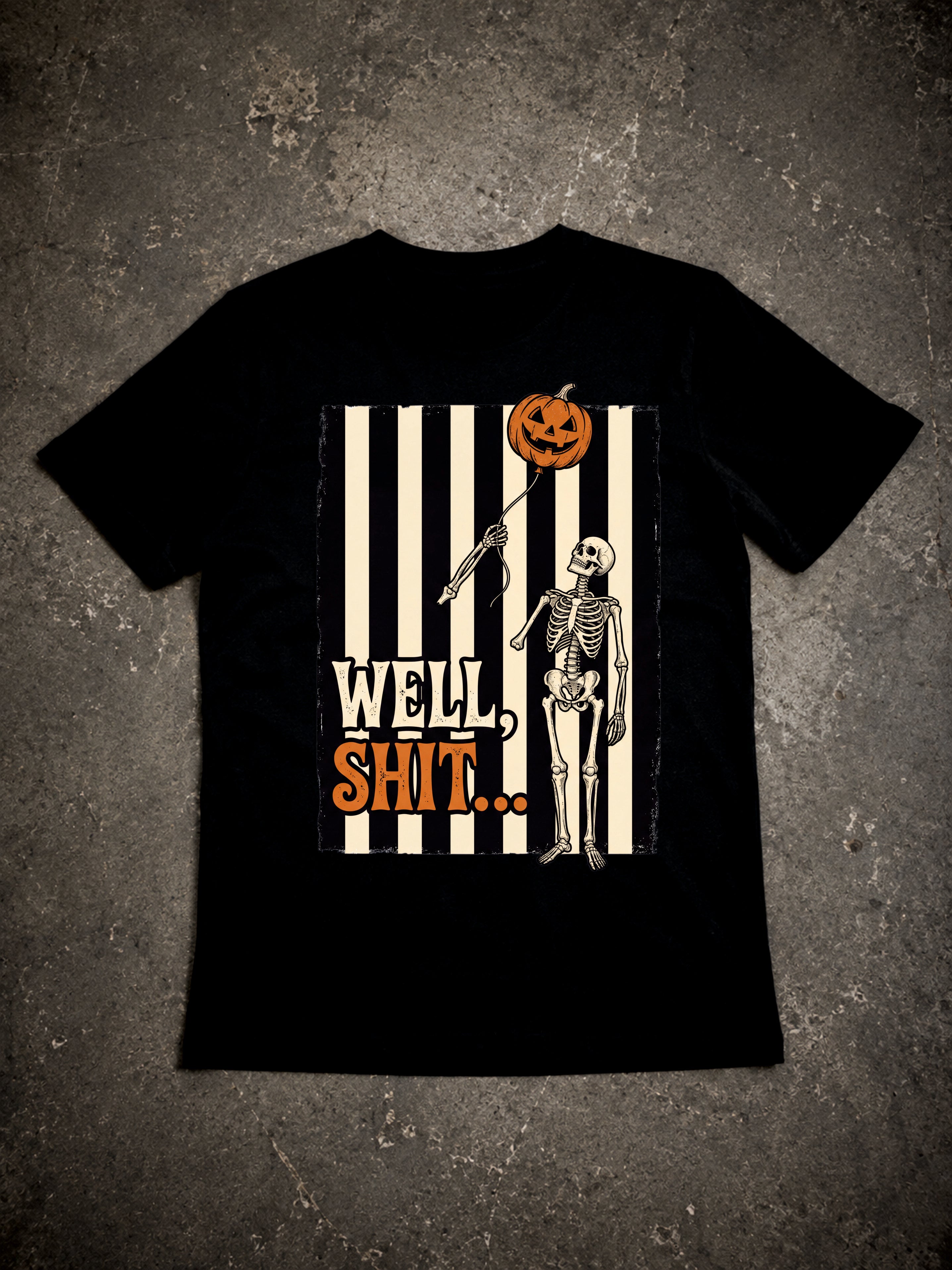 ZarahSkull Shirt black "Well...Shit"
