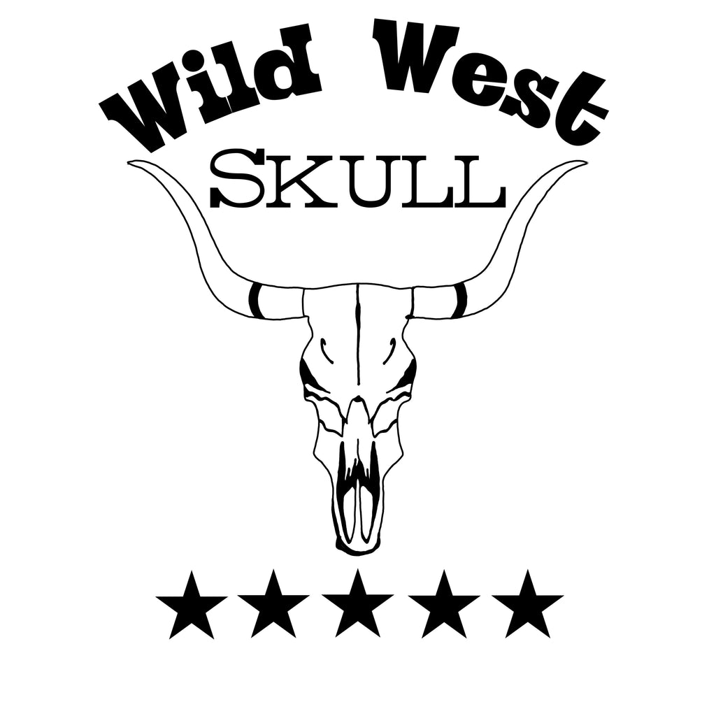 "ZarahSkull" Hoodie BLACK "Wild West Skull"