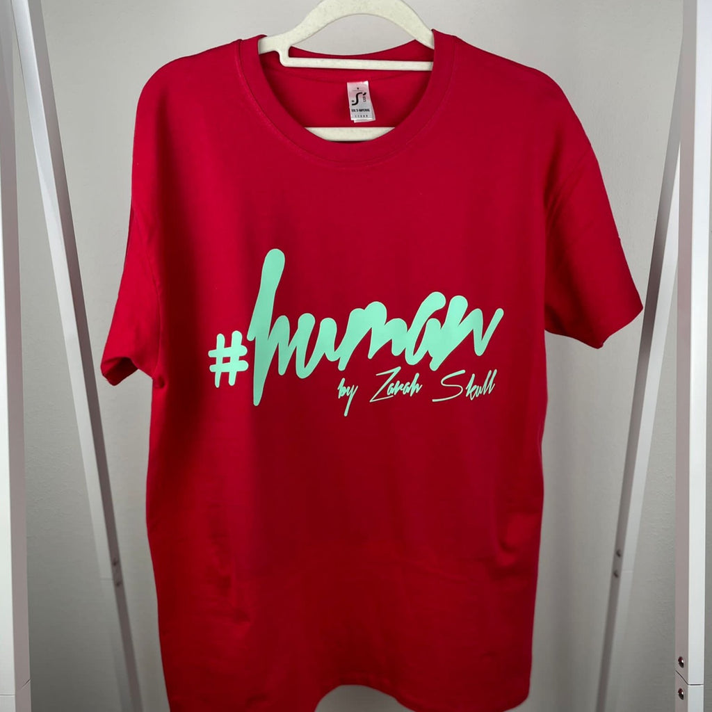 "ZarahSkull" Shirt RED "human"