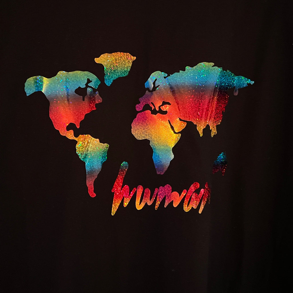 "ZarahSkull" Shirt BLACK world "human"