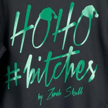 "ZarahSkull" T-Shirt BLACK "HoHo #bitches"