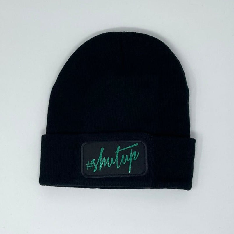 "ZarahSkull"- BEANIE #shutup BLACK